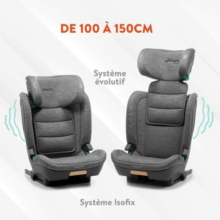 Silla de coche - BABYAUTO - CAPAX BLACK LINE - 4-12 años - I-Size - 100-150 cm 1 Silla de coche - BABYAUTO - CAPAX BLACK LINE - 4-12 años - I-Size - 100-150 cm 1