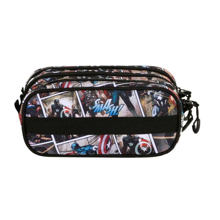Marvel Capitán América Estuche Portatodo Trick FAN 2.2 Comic, 3 Compartimentos, Ripstop, Multicolor 3 Marvel Capitán América Estuche Portatodo Trick FAN 2.2 Comic, 3 Compartimentos, Ripstop, Multicolor 3