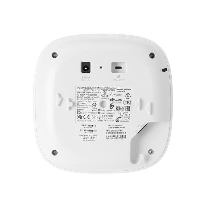 HPE Aruba Instant ON AP22 (RW) Punto de Acceso Wi-Fi 6 Doble Banda 2.4/5 GHz 1200 Mbit/s 2