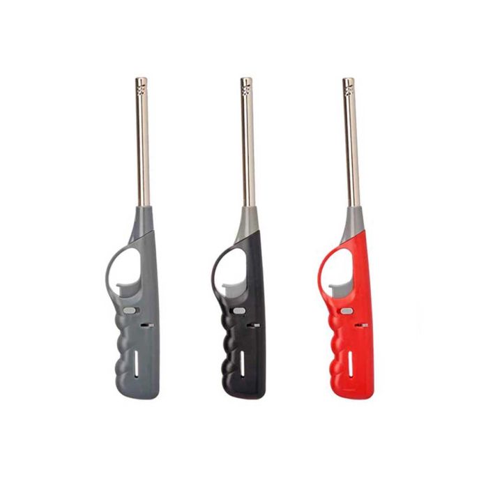 Kinvara Encendedor Surtido Negro, Gris, Rojo - Plástico 4.5 x 27 x 2 cm (48 Unidades) 1