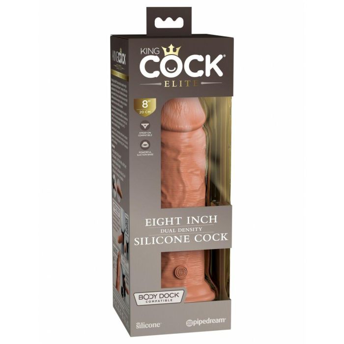 Dildo Pipedream King Cock Elite Marrón 6