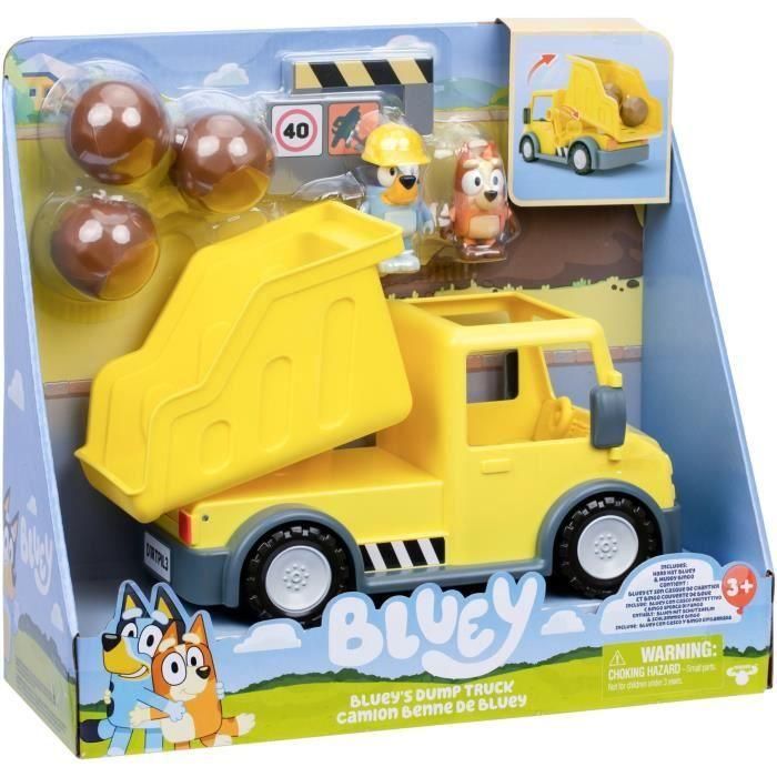 Camión volquete - BLUEY - Bluey y Bingo - Figuras incluidas - Accesorios personalizables Camión volquete - BLUEY - Bluey y Bingo - Figuras incluidas - Accesorios personalizables