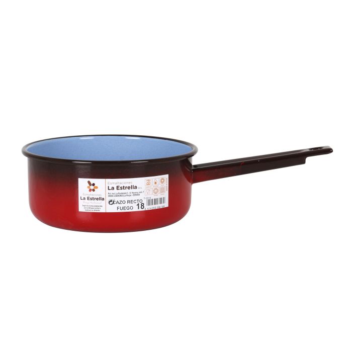 Cazo Recto 18 cm 1.8L Fuego - La Estrella (6 Unidades) 1 Cazo Recto 18 cm 1.8L Fuego - La Estrella (6 Unidades) 1