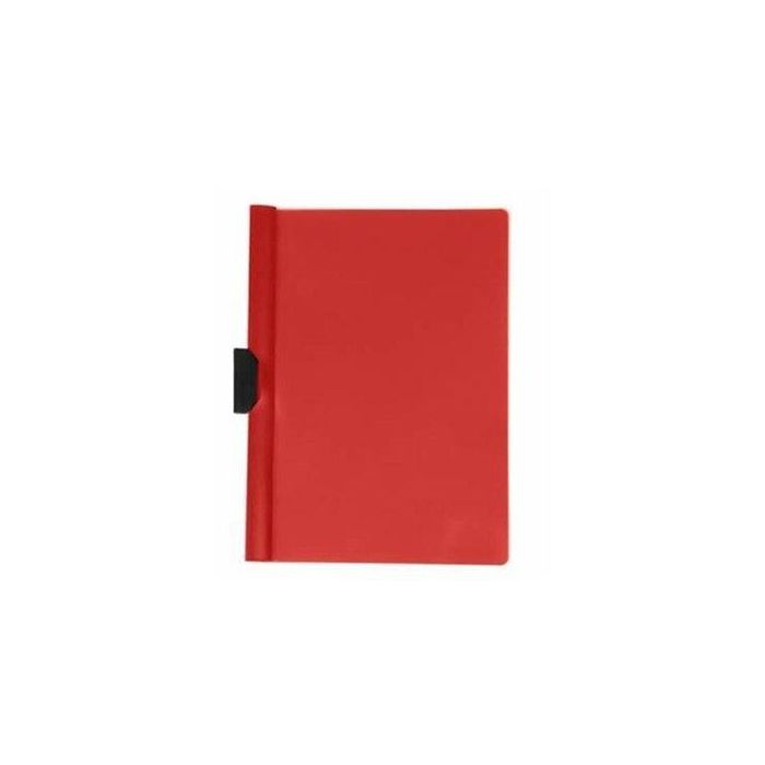 Dosier Clip Office Box Pp Clip-It A4 Pinza Plastico 60H Rojo (Set de 25)