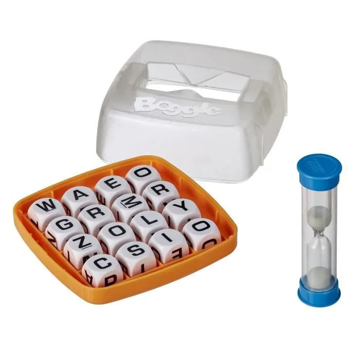 Hasbro Gaming Boggle Juego de Palabras para Todas las Edades, Clásico Juego de Mesa de Letras y Rápido 1 Hasbro Gaming Boggle Juego de Palabras para Todas las Edades, Clásico Juego de Mesa de Letras y Rápido 1