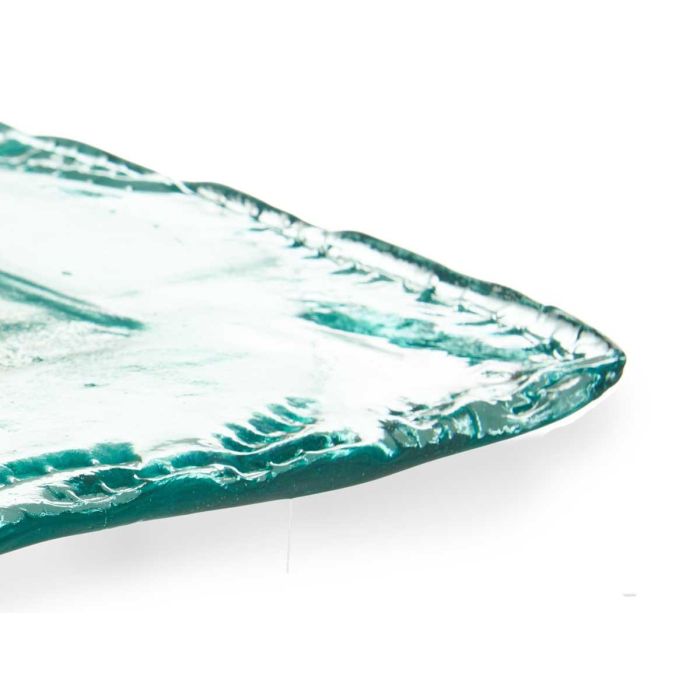 Centro de Vidrio Inca Cuadrado 28 cm Giftdecor - Cristal Reciclado Transparente (2 Unidades) 2 Centro de Vidrio Inca Cuadrado 28 cm Giftdecor - Cristal Reciclado Transparente (2 Unidades) 2