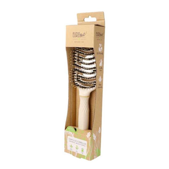 Eurostil Eco natural cepillo flexible doble pua Eurostil Eco natural cepillo flexible doble pua