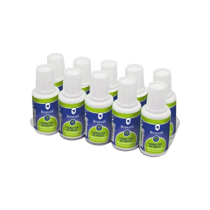 Corrector Liquido Frasco Bismark 20 Ml (Set de 10)