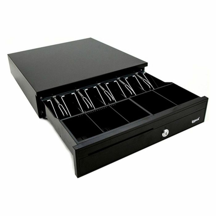Cajón Portamonedas iggual IRON-30 Negro 3 Cajón Portamonedas iggual IRON-30 Negro 3