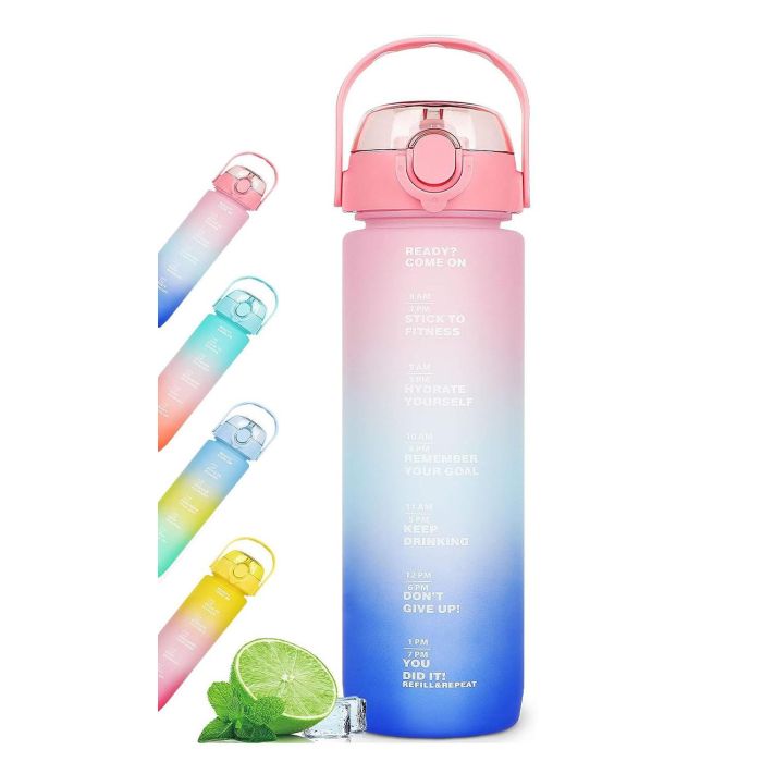 Botella de Agua Sport Multicolor 600 ml - Bewinner (12 Unidades) 1 Botella de Agua Sport Multicolor 600 ml - Bewinner (12 Unidades) 1