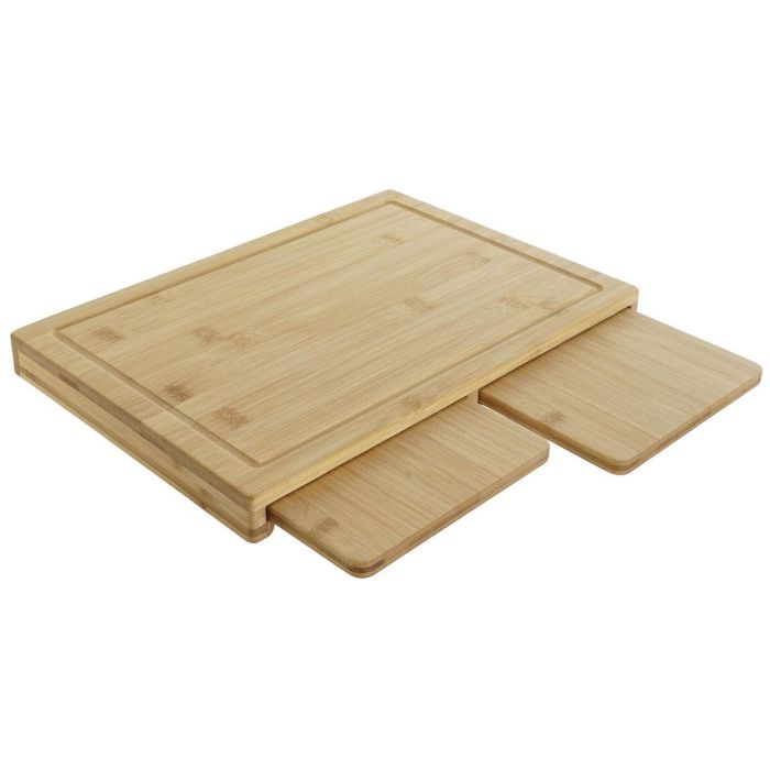 Tabla Cortar Basicos DKD Home Decor Natural 25 x 3 x 35 cm Set de 3