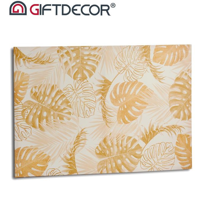 Giftdecor Lienzo 80 x 120 cm Hoja Natural Surtido (Set de 4) 1 Giftdecor Lienzo 80 x 120 cm Hoja Natural Surtido (Set de 4) 1