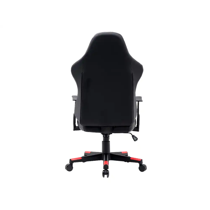 Q-connect Silla Gaming Orvieto Simil Piel Negro Rojo Alt Max 1200mm Ancho 650mm Profundo 650mm Ruedas Premium 5