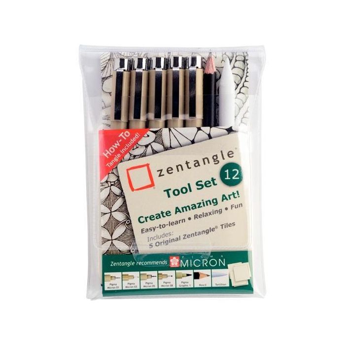 Talens Sakura Zentangle Tool Set 12 Piezas Talens Sakura Zentangle Tool Set 12 Piezas