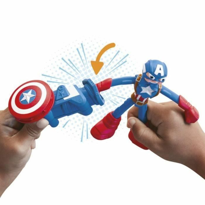 Play-Doh Capitán América, Set Stamper Shield con figura flexible, accesorios y plastilina, a partir de 4 años, Marvel 2 Play-Doh Capitán América, Set Stamper Shield con figura flexible, accesorios y plastilina, a partir de 4 años, Marvel 2