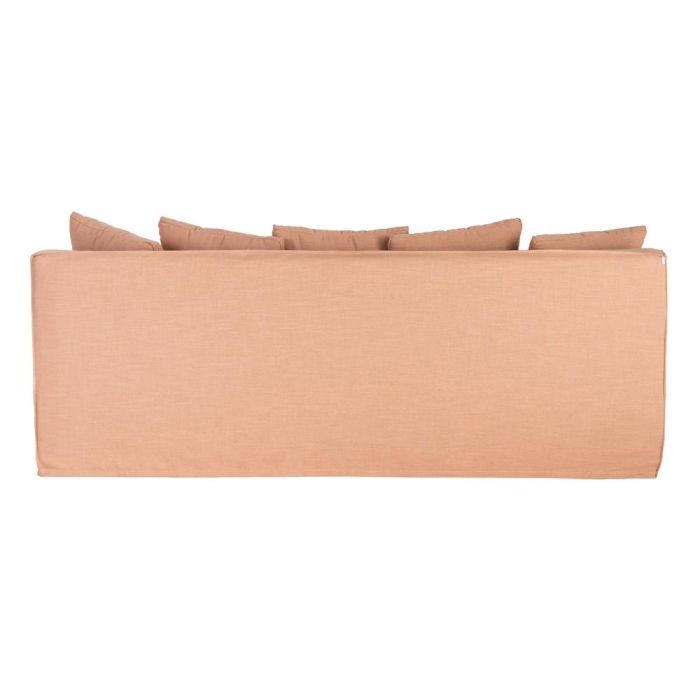 Sofá Salmón Tejido Salón 215 X 92 X 78 cm