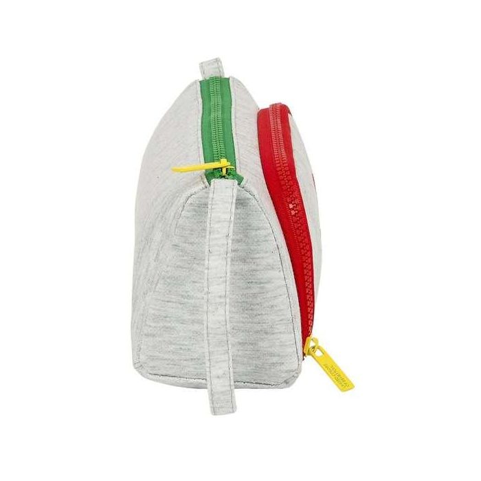 Estuche Escolar con Accesorios Benetton Pop Gris 20 x 11 x 8.5 cm (32 Piezas) 2 Estuche Escolar con Accesorios Benetton Pop Gris 20 x 11 x 8.5 cm (32 Piezas) 2