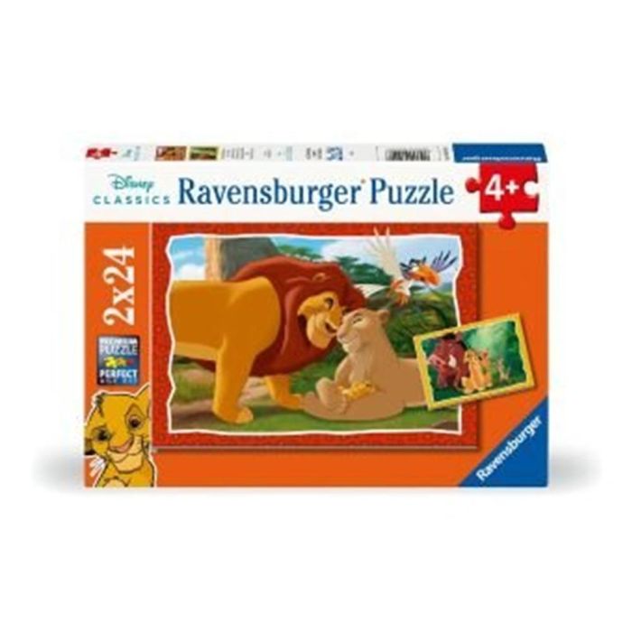 Ravensburger Puzzle El Rey Leon 2 Puzzles de 24 Piezas