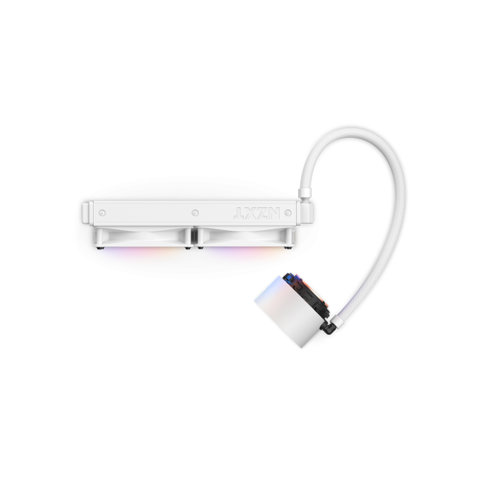 NZXT RL-KR24E-W1 Kraken Elite 240 RGB Sistema de refrigeración líquida todo en uno, 2x12cm, Blanco, Pantalla LCD 1