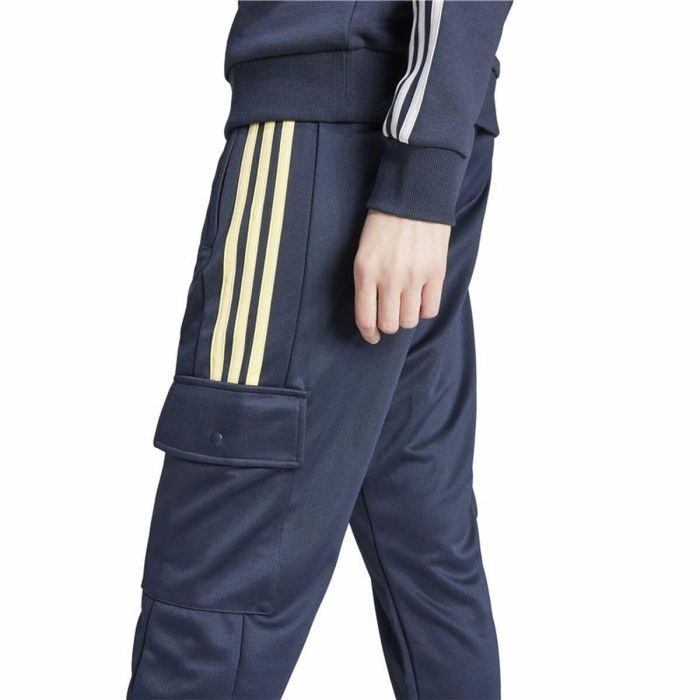 Pantalón Largo Deportivo Adidas Tiro Cargo Azul Mujer 1