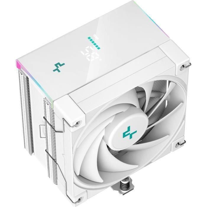 DEEPCOOL - AK500S Digital (Blanco) - Disipador de CPU - 1x120mm - ARGB - Pantalla digital 1