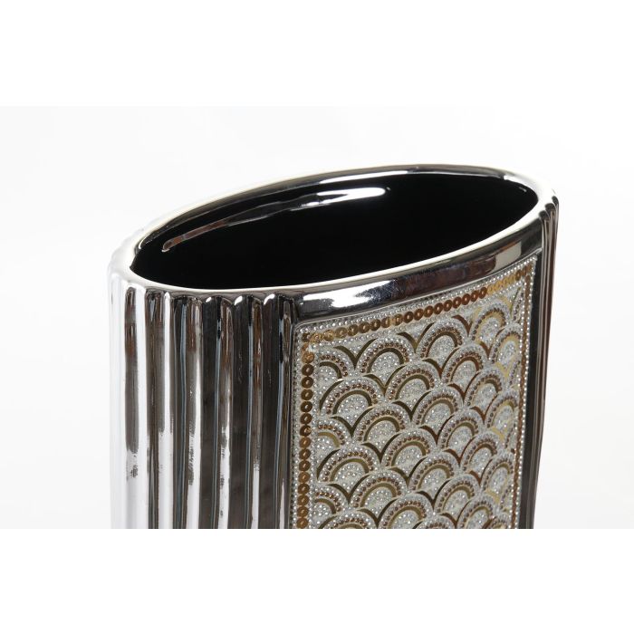 Jarron Glam DKD Home Decor Plateado Dorado 11 x 31 x 21 cm 1 Jarron Glam DKD Home Decor Plateado Dorado 11 x 31 x 21 cm 1