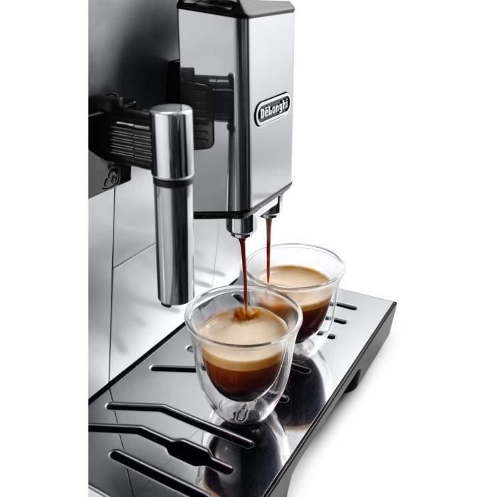 De'Longhi ECAM 350.55.B Molinillo espresso Dinamica con Pantalla Táctil, Capuchino Un Toque, Jarra Leche y Depósito 300gr, Negro 3 De'Longhi ECAM 350.55.B Molinillo espresso Dinamica con Pantalla Táctil, Capuchino Un Toque, Jarra Leche y Depósito 300gr, Negro 3