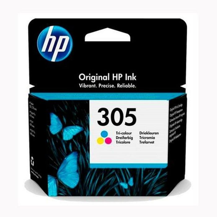 Cartucho de Tinta Original HP Nº 305 Tricolor (60 unidades) 1