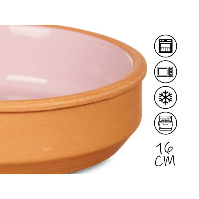 Set 4 Cazuelas Barro 16 Cm Color Rosa La Dehesa (6 Unidades) 3 Set 4 Cazuelas Barro 16 Cm Color Rosa La Dehesa (6 Unidades) 3