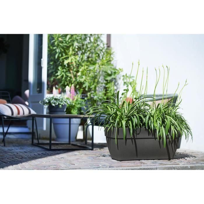 Bandeja de patio ELHO Vibia 80 - Gris antracita - Exterior - L 34.2 x W 77.4 x H 33.2 cm 4 Bandeja de patio ELHO Vibia 80 - Gris antracita - Exterior - L 34.2 x W 77.4 x H 33.2 cm 4