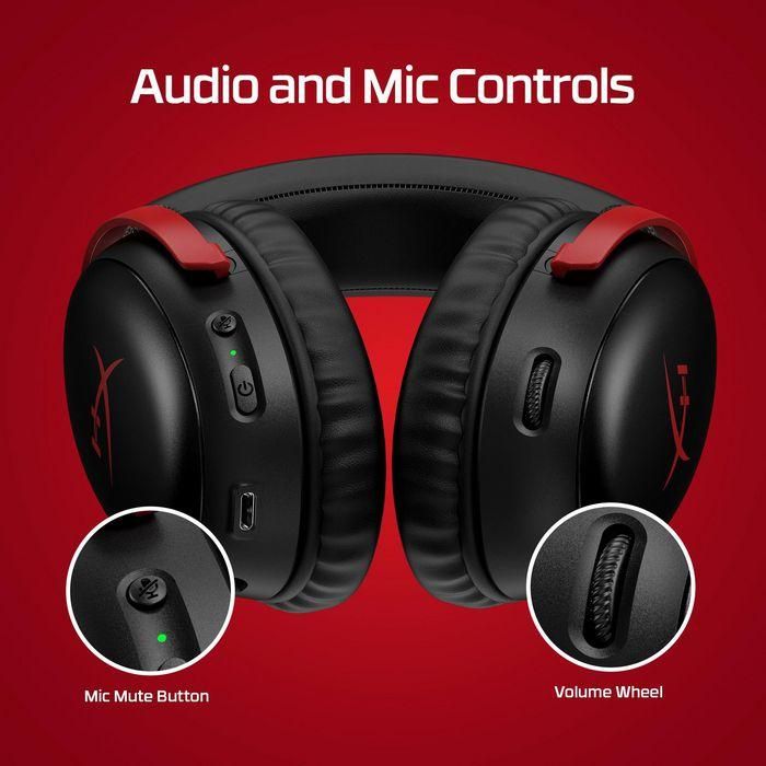 HP HyperX Cloud III Wireless Gaming Headset, 120h Batería, Audio Espacial DTS Headphone:X, Drivers 53mm, Multiplataforma PC/PS5/Switch 5 HP HyperX Cloud III Wireless Gaming Headset, 120h Batería, Audio Espacial DTS Headphone:X, Drivers 53mm, Multiplataforma PC/PS5/Switch 5