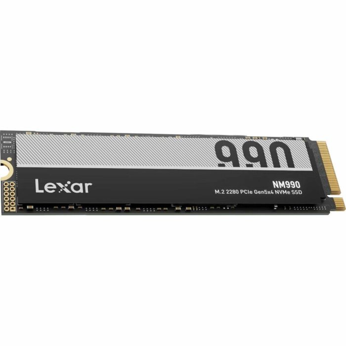 Lexar NM990 SSD M.2 4TB NVMe PCIe 5.0 x4 2280 - Velocidad Lectura 14000 MB/s, Escritura 11000 MB/s - Para PC, Portátil, Consola Lexar NM990 SSD M.2 4TB NVMe PCIe 5.0 x4 2280 - Velocidad Lectura 14000 MB/s, Escritura 11000 MB/s - Para PC, Portátil, Consola