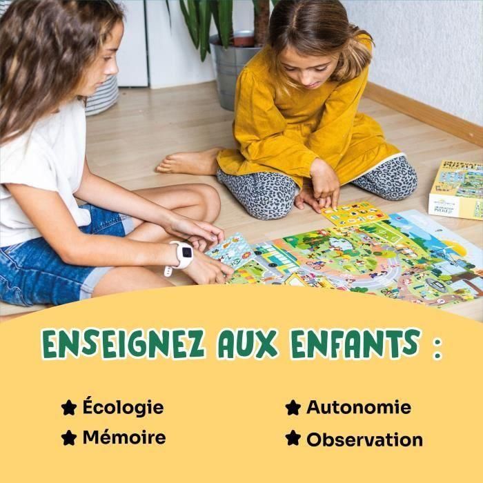 Juegos educativos - GEOMAG - Puzzle de observación Ciudad Verde - Puzzle ecológico - Descubrimiento de ciudades sostenibles - Póster incluido 3 Juegos educativos - GEOMAG - Puzzle de observación Ciudad Verde - Puzzle ecológico - Descubrimiento de ciudades sostenibles - Póster incluido 3