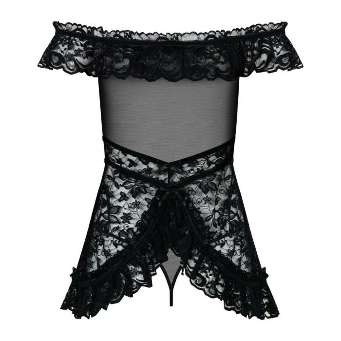 Picardías Obsessive Negro L/XL Flores 1 Picardías Obsessive Negro L/XL Flores 1