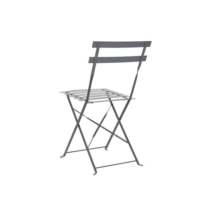 Mesa Terraza Y Jardin DKD Home Decor Gris 60 x 71 x 60 cm Set de 3 3