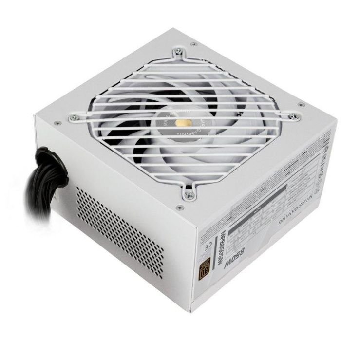 Mars Gaming Fuente de Alimentación MPB850SIW 850W 80 Plus Bronze Blanca ATX Modular 2