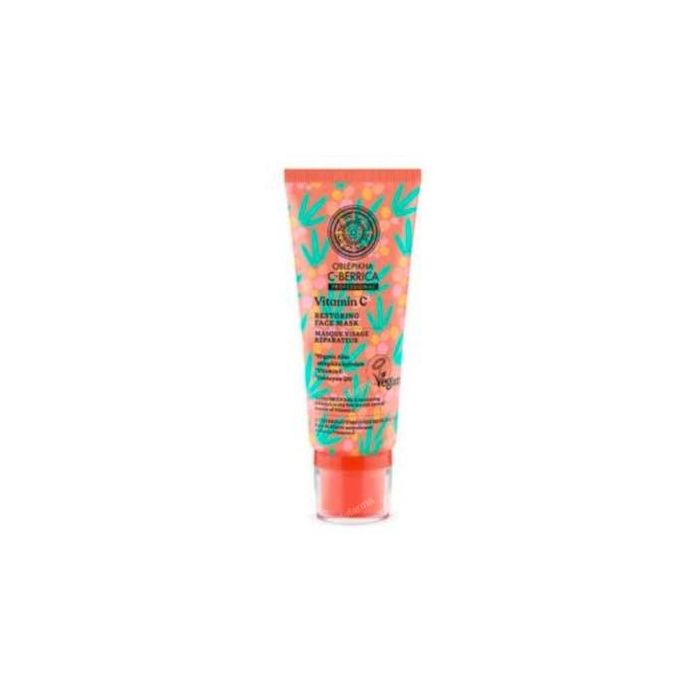 NATURA SIBERICA Oblepikha C-Berrica Mascarilla Facial Reparadora Intensiva con Vitamina C y Coenzima Q10 100ml – Piel Seca a Normal