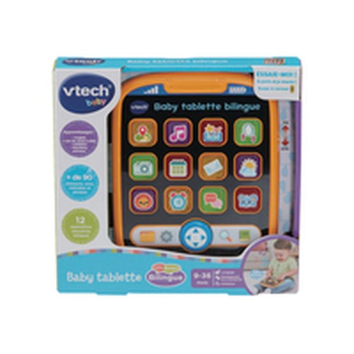 Vtech Baby Tableta Bilingüe para Bebé - Juguete Educativo con 12 Botones Iluminados, Francés e Inglés (9-36 meses) 11 Vtech Baby Tableta Bilingüe para Bebé - Juguete Educativo con 12 Botones Iluminados, Francés e Inglés (9-36 meses) 11