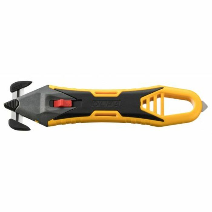 Cúter Olfa Amarillo Negro Metal Acero Inoxidable Plástico De seguridad
