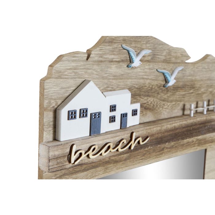 DKD Home Decor Espejo de Pared Mediterráneo, Colección Conta, Diseño Faro en MDF, Colores Marrón y Blanco, 51x34x3 cm Acabado Natural 1 DKD Home Decor Espejo de Pared Mediterráneo, Colección Conta, Diseño Faro en MDF, Colores Marrón y Blanco, 51x34x3 cm Acabado Natural 1