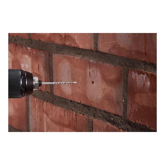 Wolfcraft Juego de brocas para hormigón 7110000, 6 piezas Ø3-10 mm 1