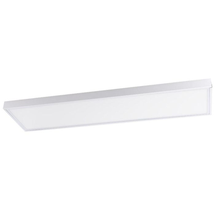 Marco de Instalación Superficial de Techo para Panel LED 120x30cm en Aluminio - Oculta Driver y Cables, Sin Agujeros - Uso Profesional y Hogar 1 Marco de Instalación Superficial de Techo para Panel LED 120x30cm en Aluminio - Oculta Driver y Cables, Sin Agujeros - Uso Profesional y Hogar 1