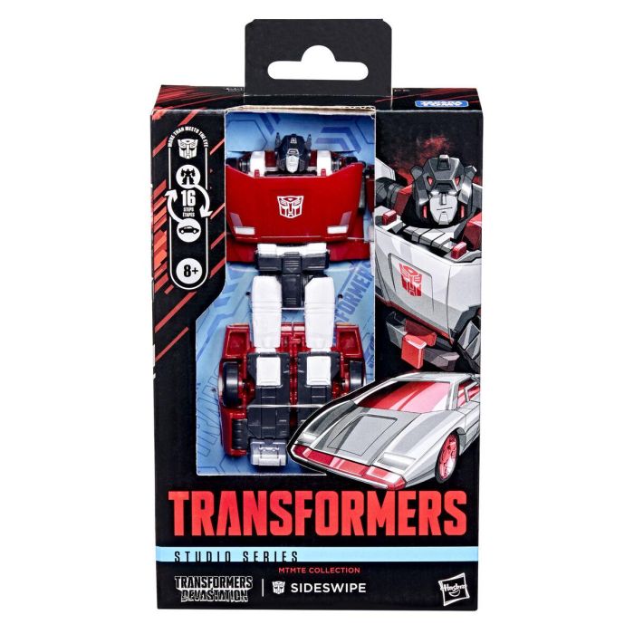 Hasbro Transformers Figura Sideswipe MTMTE Collection Devastation 11cm Articulada 16 Pasos