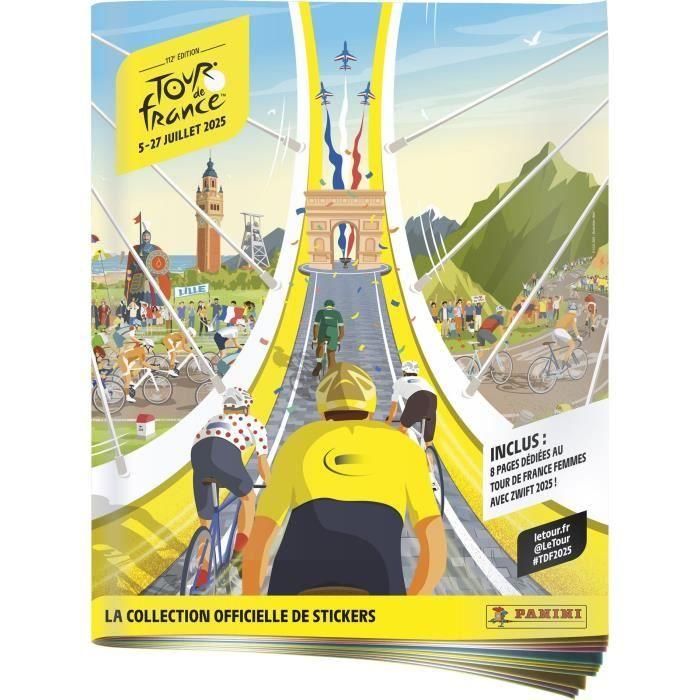 Pack de inicio - PANINI - TOUR DE FRANCE 2025 - Álbum + 4 fundas - 20 cromos 2 Pack de inicio - PANINI - TOUR DE FRANCE 2025 - Álbum + 4 fundas - 20 cromos 2