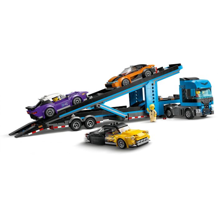 LEGO 60408 City Transporte de Coches Deportivos, 4 Vehículos para Niños 4 LEGO 60408 City Transporte de Coches Deportivos, 4 Vehículos para Niños 4