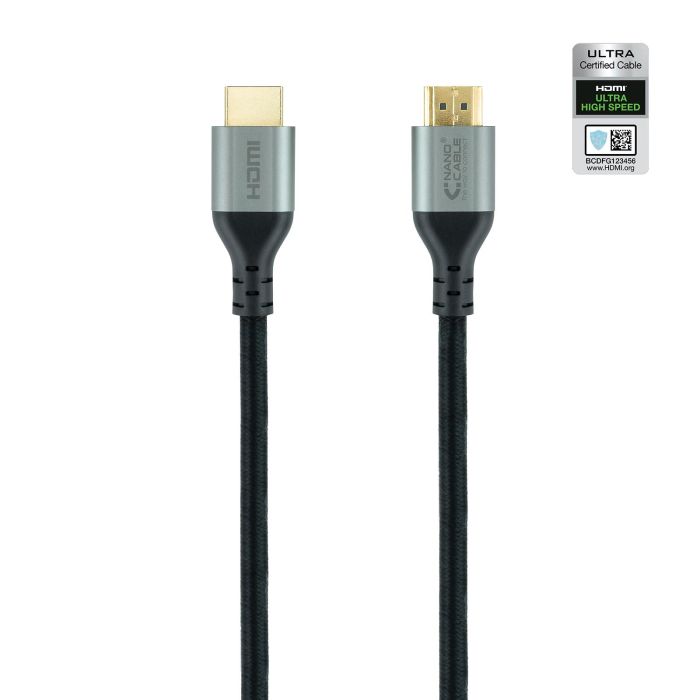 Nanocable Cable HDMI 2.1 Ultra High Speed Certificado Macho-Macho 1M Nanocable Cable HDMI 2.1 Ultra High Speed Certificado Macho-Macho 1M