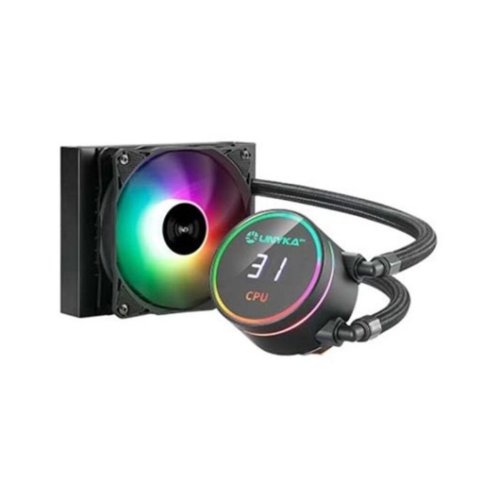 Unykach Kit Refrigeración Líquida Aquastorm ARGB 120mm, Compatible con Intel y AMD, Iluminación aRGB Unykach Kit Refrigeración Líquida Aquastorm ARGB 120mm, Compatible con Intel y AMD, Iluminación aRGB