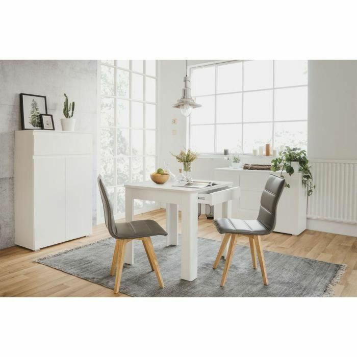Oslo OSLO003816 Mesa Rectangular para 4 personas 80 x 77 x 80 cm Blanca 4 Oslo OSLO003816 Mesa Rectangular para 4 personas 80 x 77 x 80 cm Blanca 4