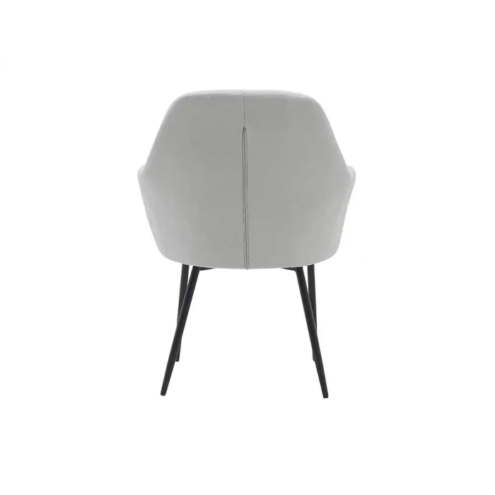 Q-connect Silla Confidente Siemione Base Metálica Color Gris Claro Altura Máx 820 mm Profundidad 580 mm Anchura 570 mm Tapizado en Tela 5