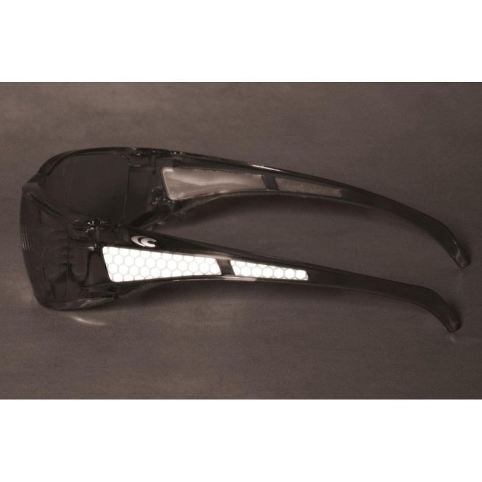 Cofra Gafas de Protección Hexagon Glare, Lente Policarbonato Incoloro, Antirrayado, Antiempañante, Norma EN166, EN170 1